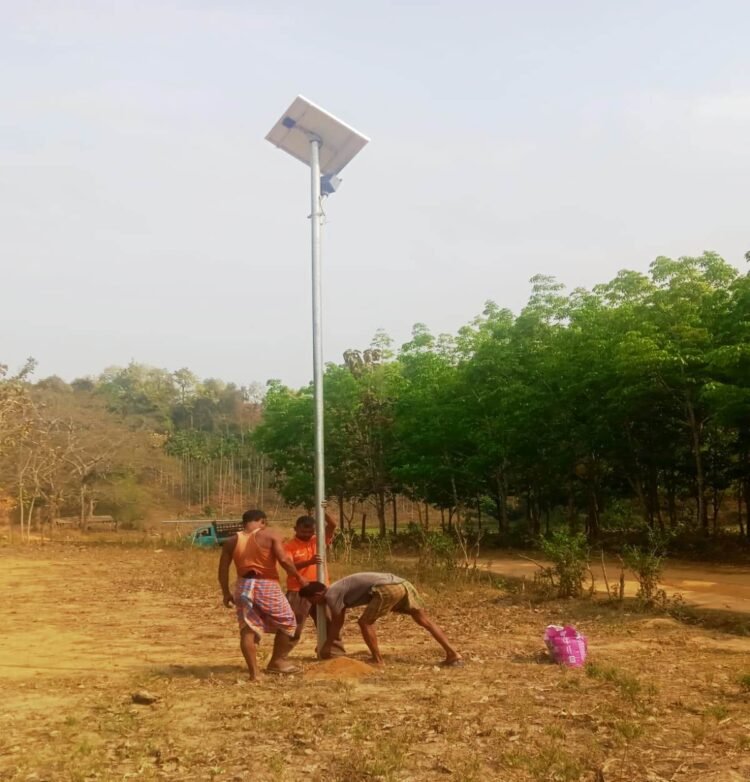 WGH villages get solar streetlights to mitigate conflict with elephants