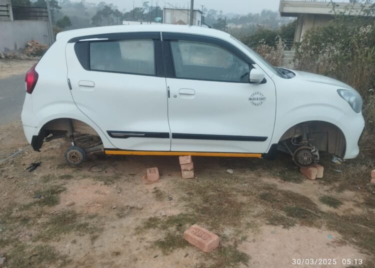 Appeal for info on tyre thieves