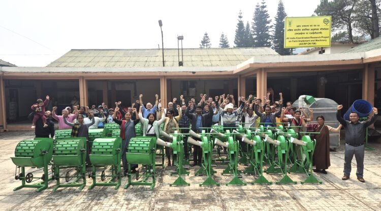 ICAR Umiam distributes processing machines to boost turmeric