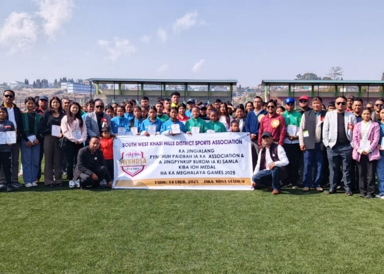 SWKH felicitates Meghalaya Games athletes