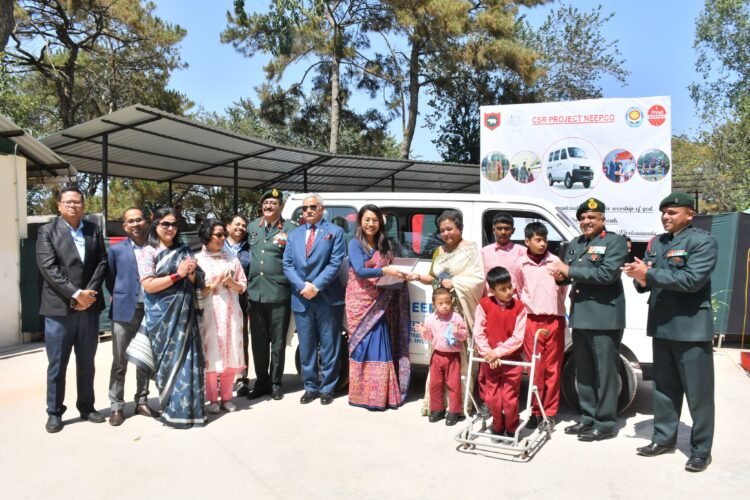 NEEPCO donates ambulance to Asha School