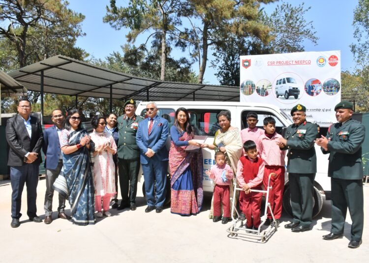 NEEPCO donates ambulance to Asha School