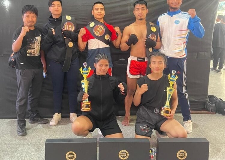 State kickboxers shine at Siliguri national event, bring home title belt & medals