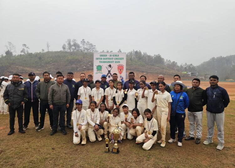 Shillong Cricket Association win MCA’s U-15 Girls Inter-District Cricket Tourney