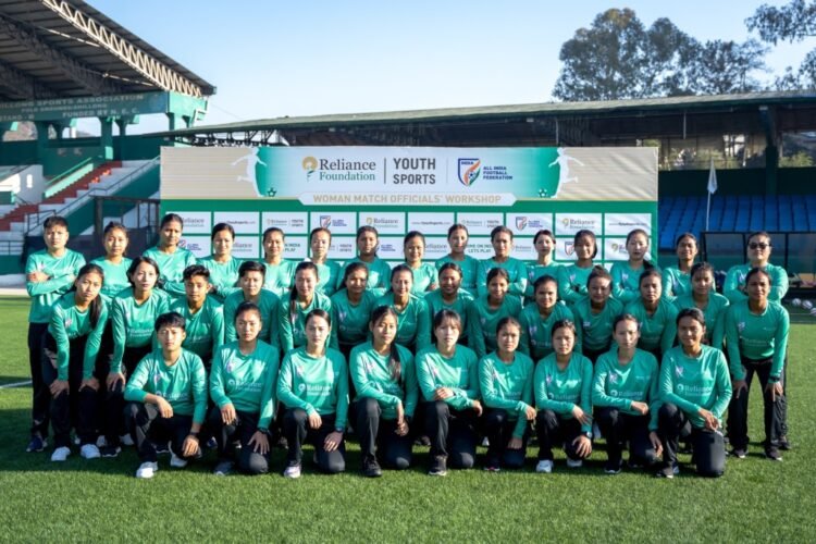 Shillong edition of Reliance Foundation’s workshops for female football match officials ends