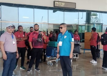Maldivian football team arrives in Shillong