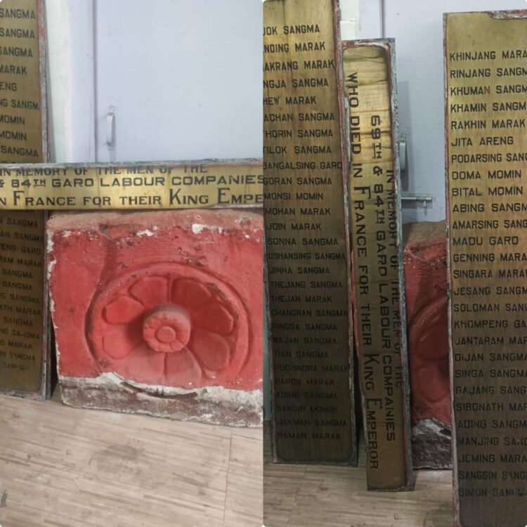 Garo forum not happy with DC’s explanation on renovation of Cenotaph