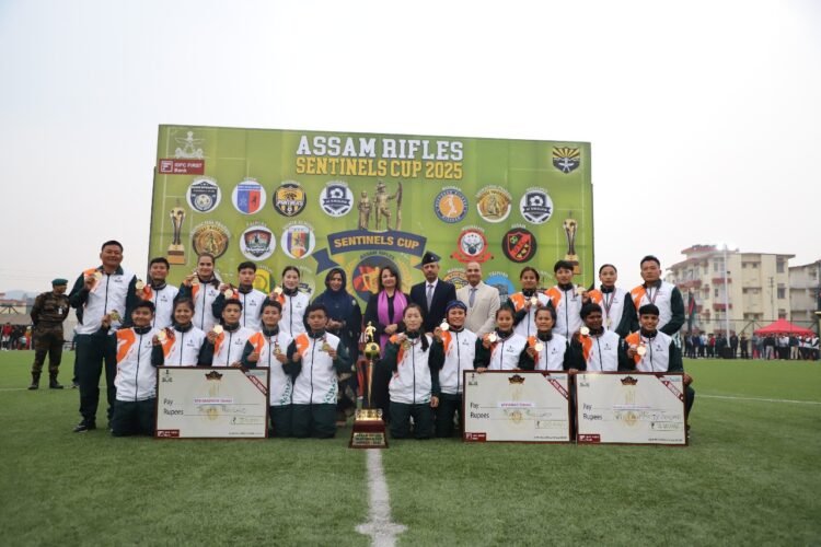 Assam Rifles Women’s Football Tournament concludes