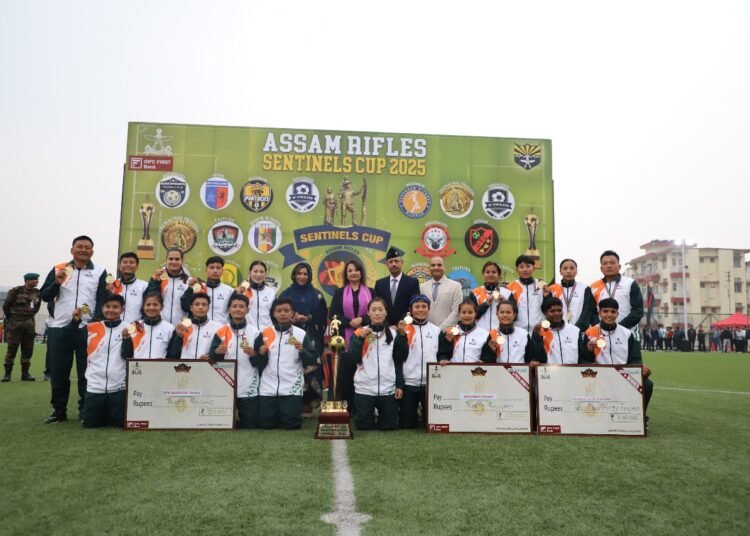 Assam Rifles Women’s Football Tournament concludes