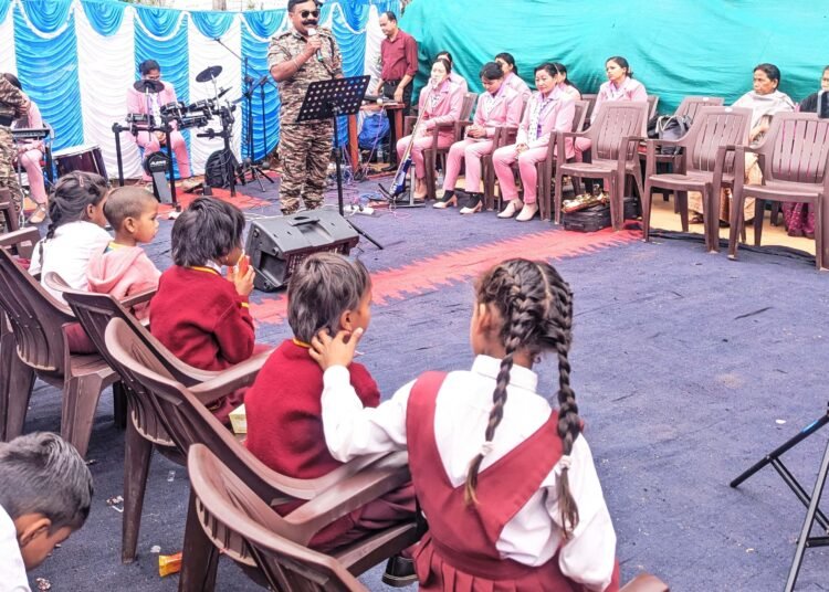 CRPF leads renovation work on Bishnupur school