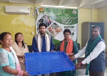 NEHU Tura supports silk farmers