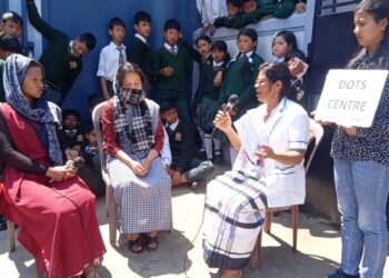 Urban PHC promotes TB awareness through street play