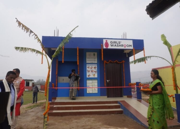 Telecom infra firm funds girls’ toilets