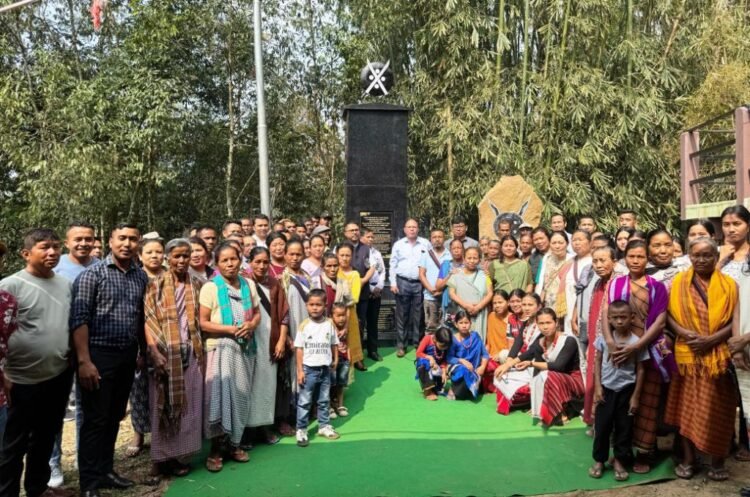Raid Nongtluh erects memorial stone in honour of chieftain
