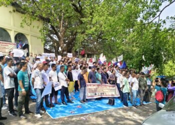 FKJGP protests to secure separate electoral roll for GHADC