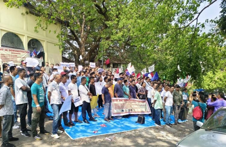 FKJGP protests to secure separate electoral roll for GHADC