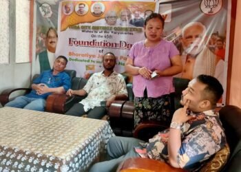 BJP celebrates foundation anniversary in Tura