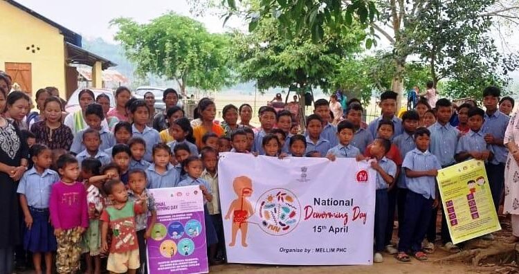 Deworming day launched in South West Garo Hills