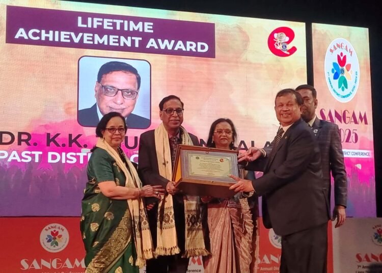 Lions Club honours Jhunjhunwala with lifetime achievement award