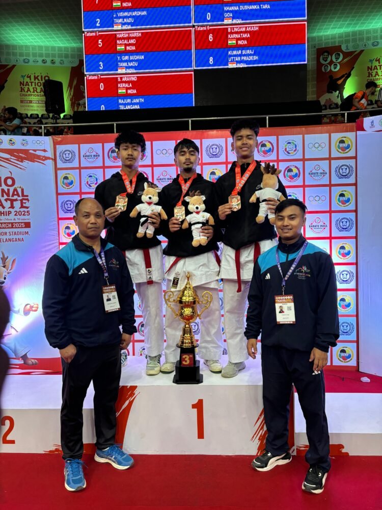 Meghalaya karatekas win 3 bronze medals at national championship