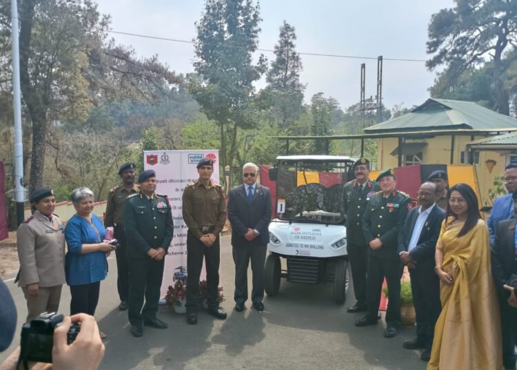 NEEPCO donates battery-operated vehicle to military hospital