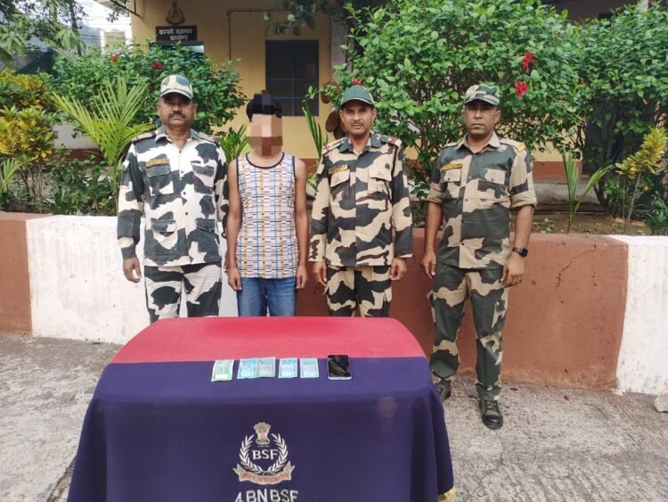 BSF Meghalaya troops apprehend Bangladeshi tout