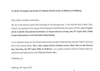 Shillong prepares for solemn funeral of beloved Pope