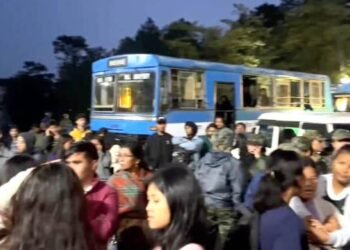 Police presence on NEHU campus elicits storm of protest by students