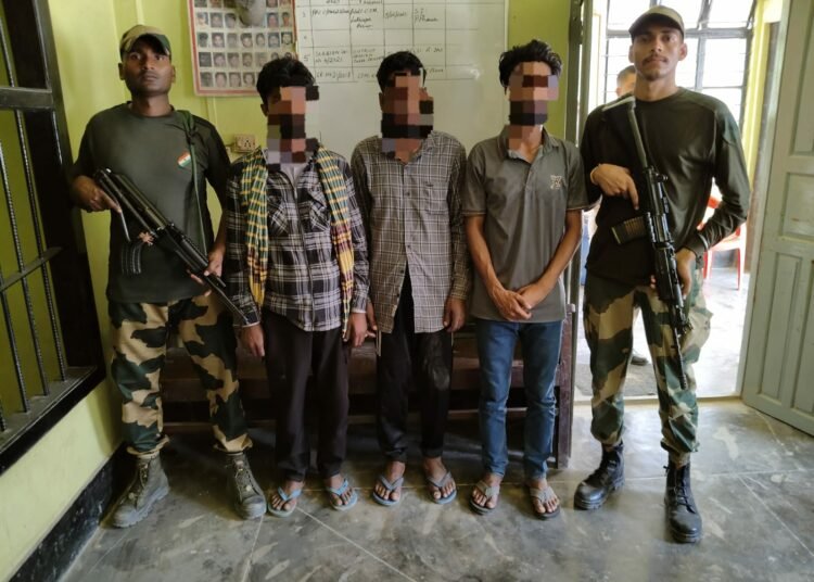 BSF nabs 3 Bangladeshis in East Jaintia Hills