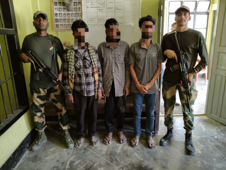 BSF nabs 3 Bangladeshis in East Jaintia Hills