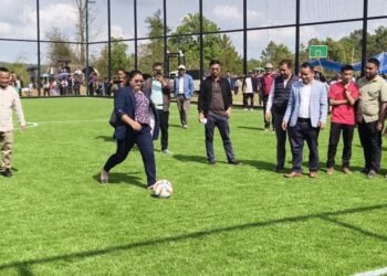 Futsal football ground inaugurated in Saipung