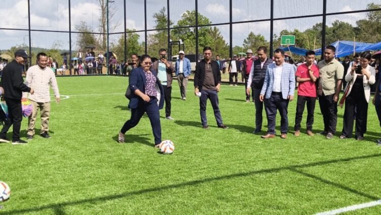 Futsal football ground inaugurated in Saipung
