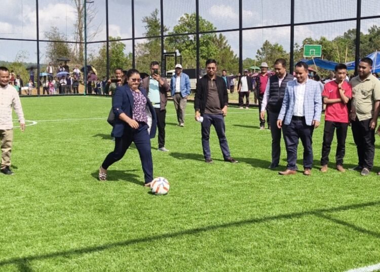 Futsal football ground inaugurated in Saipung