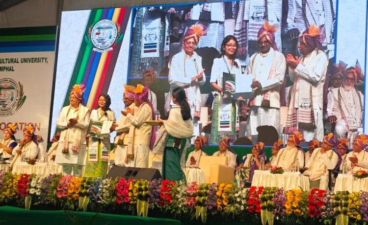 CAU holds convocation, students from Tura among Gold medallists