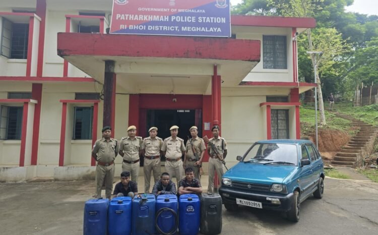 Diesel thieves nabbed by cops at Patharkhmah