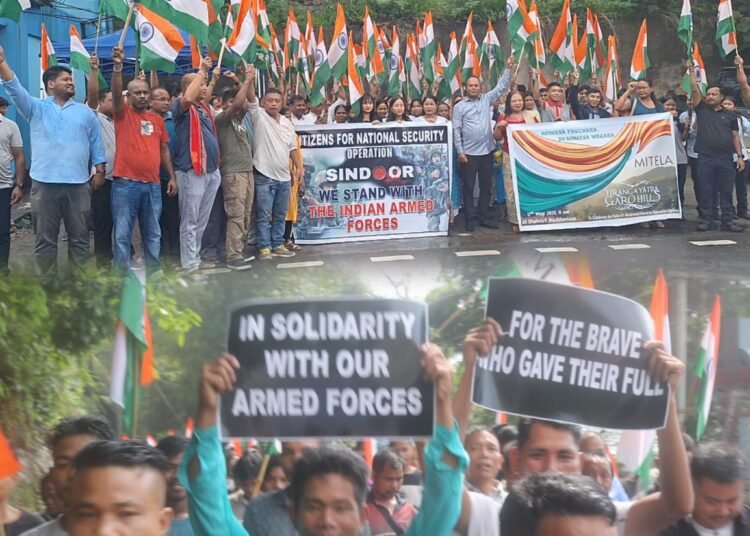 Garo Hills marches to honour armed forces after Op Sindoor