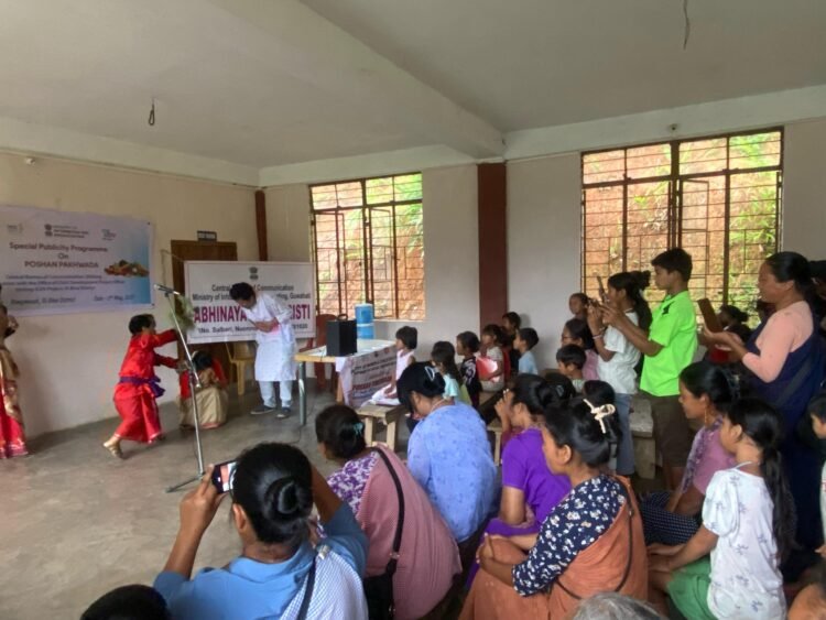 Poshan Pakhwada campaign held in Ri Bhoi villages