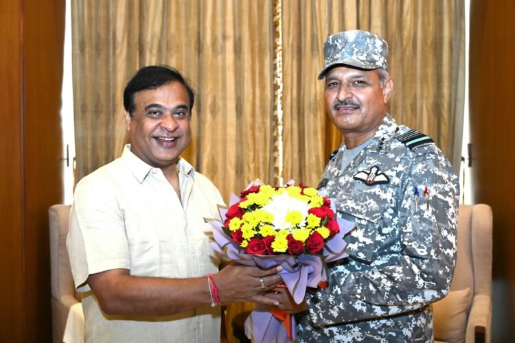 Amid India-Pak hostilities, Eastern Air Command officer calls on Assam CM