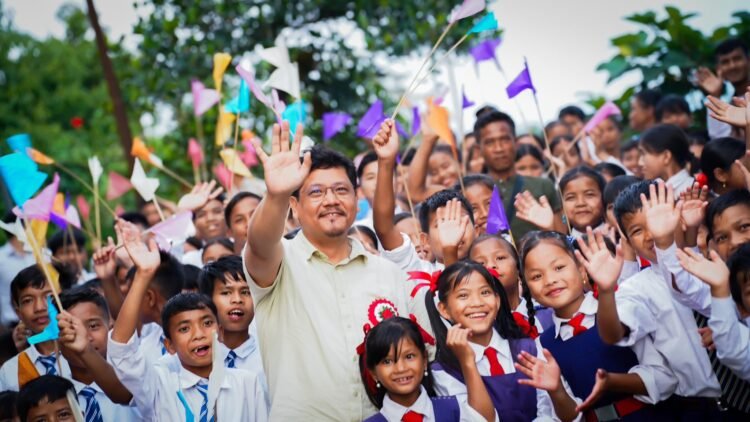 Historic first visit to Tangmang village by CM