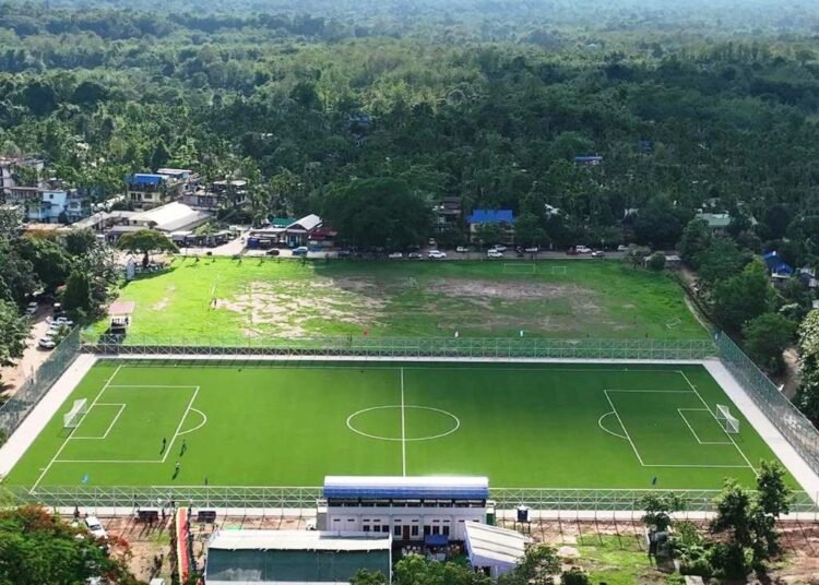 East Garo Hills gets it first synthetic artificial turf
