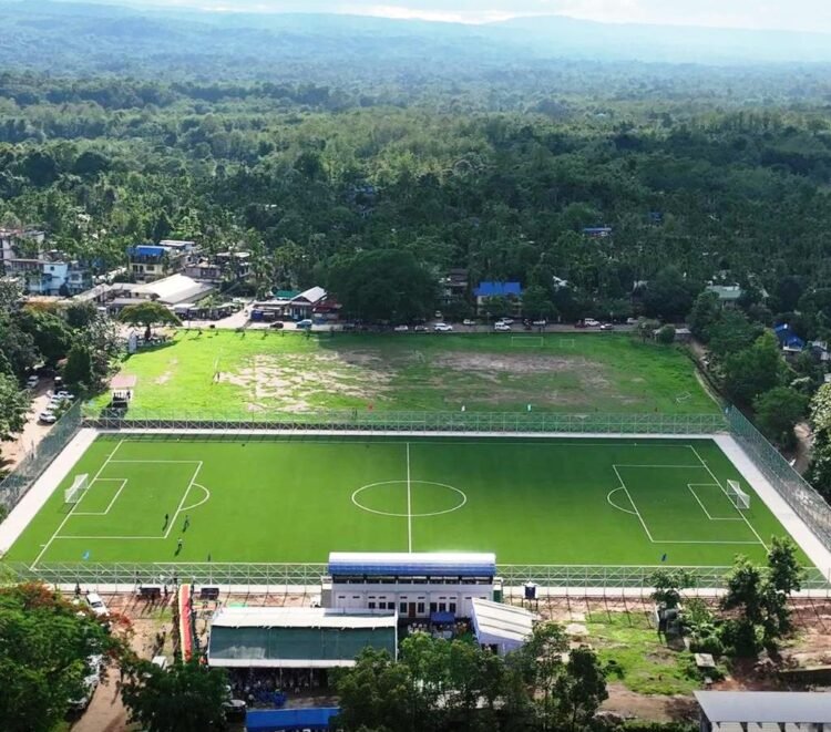 East Garo Hills gets it first synthetic artificial turf