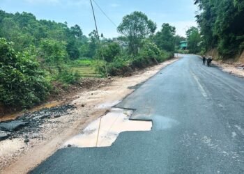 JNC complain about substandard construction of PMGSY road