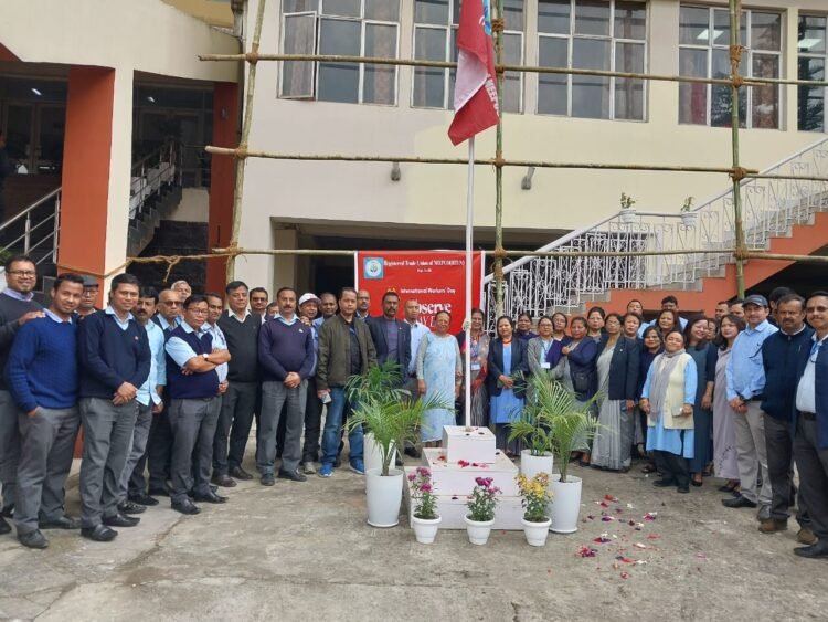 NEEPCO trade union celebrates labour day
