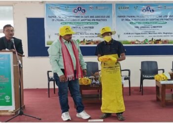 Training imparted on pest management in summer veg