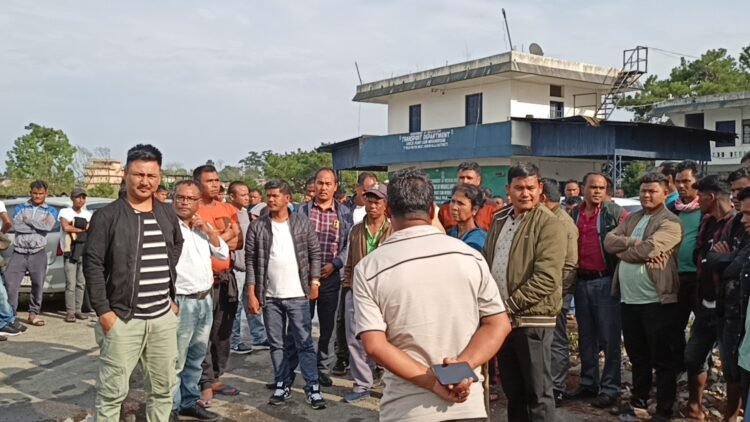 Jaintia truckers began indefinite strike