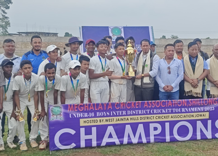 Shillong Cricket Association B defeat Tura DCA to for MCA U-16 Boys’ Tourney crown