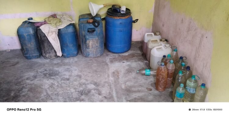 Illegal fuel seller caught by Ri-Bhoi police