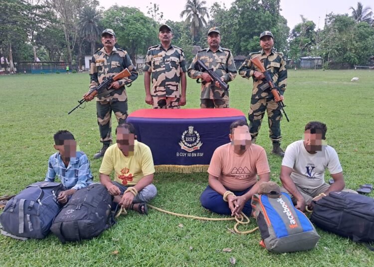 4 Bangladeshis held in Meghalaya