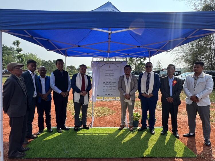 Ri-Bhoi synthetic football turf project foundation stone laid
