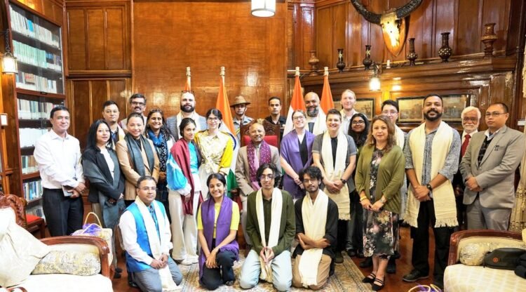 US architecture students visit Raj Bhavan Shillong